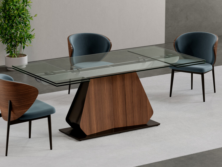Gea Dining Table (Tempered Glass)