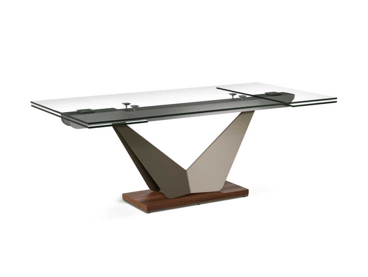 Ave Dining Table (Tempered Glass) — Italia Furniture